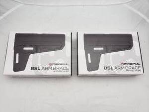 lot 1043 image: Magpul BSL Arm Brace Milspec   Black - QUANTITY 2 - BID IS TIMES THE QUANTITY