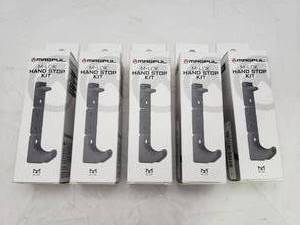 lot 1229 image: MAGPUL M LOK Hand Stop Kit   Stealth Grey - QUANTITY 5 - BID IS TIMES THE QUANTITY