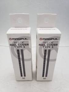 lot 1270 image: MAGPUL M LOK Type 1 Rail Cover   Stealth Grey - QUANTITY 2 - BID IS TIMES THE QUANTITY