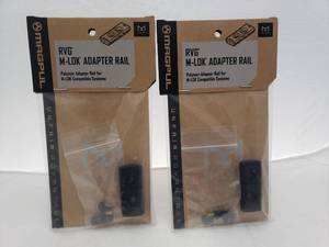 lot 1281 image: MAGPUL M LOK RVG Adapter Rail - QUANTITY 2 - BID IS TIMES THE QUANTITY
