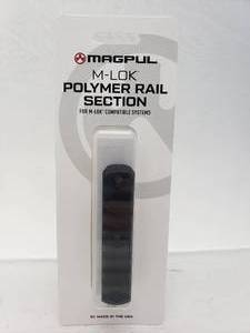 lot 1307 image: MAGPUL M LOK 9 Slot Polymer Rail Section