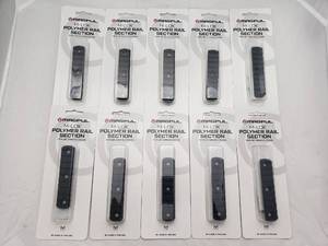 lot 1318 image: MAGPUL M LOK 9 Slot Polymer Rail Section - QUANTITY 10 - BID IS TIMES THE QUANTITY
