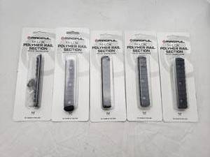 lot 1329 image: MAGPUL M LOK 11 Slot Polymer Rail Section - QUANTITY 5 - BID IS TIMES THE QUANTITY