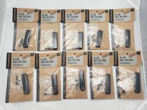 lot 1397 image: MAGPUL M LOK 7 Slot Polymer Rail Section - QUANTITY 10 - BID IS TIMES THE QUANTITY