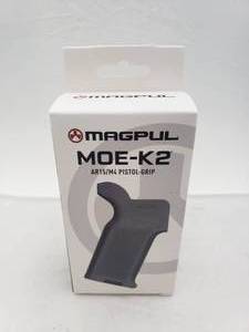 lot 1580 image: MAGPUL MOE K2 Pistol Grip for AR15M4   Stealth Grey