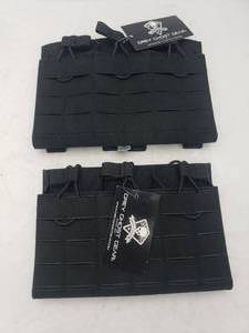 lot 1686 image: Grey Ghost Gear Compact Triple Mag Panel 5.56   Laminate Black - QUANTITY 2 - BID IS TIMES THE QUANTITY