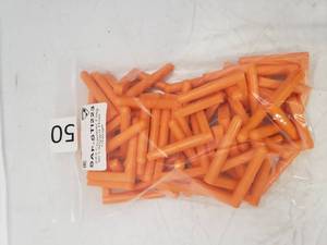 lot 1717 image: .223 Chamber Flag w Lanyard Hole   Orange&nbsp- Quantity 50