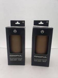 lot 1212 image: MAGPUL Suppressor Cover 5.5inch   Medium Coyote Tan - QUANTITY 2 - BID IS TIMES THE QUANTITY