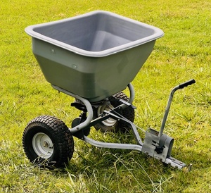 lot 5 image: Slightly Used Industrial Grade Broadcast Spreader W 175 lbs. Capacity