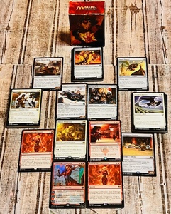 lot 101 image: Box of Magic the Gathering Cards Includes Rare, Uncommon, &amp Common Cards