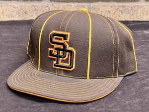 lot 24 image: American Needle Cooperstown Collection MLB San Diego Padres Size 8 Hat&nbsp