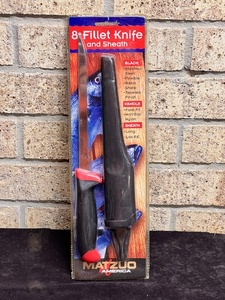 lot 33 image: Matzo 8 Fillet Knife W Sheath