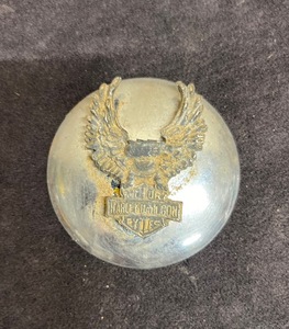 lot 47 image: Vintage Harley Davidson Motorcycle Emblem