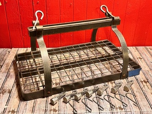 lot 53 image: Extra Heavy-Duty Stylish Hanging Pot Rack