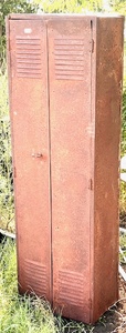lot 110 image: 1930s Sanderson High School Locker