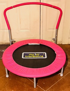 lot 84 image: My 1st Trampoline W Detachable Safety Bar