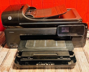 lot 216 image: HP OfficeJet 7500A Wide Format 13x19 A3 Network Color Inkjet Printer All-In-One