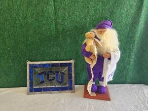 lot 33 image: Selection of TCU items - Santa and stained glass