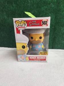 lot 91 image: Funko - POPs - The Simpsons #502 - Homer MuuMuu