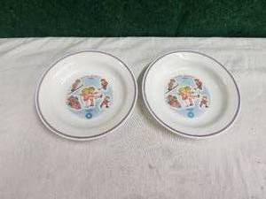 lot 107 image: Pair of vintage Campbells soup commemorative 1984 Olympics bowls