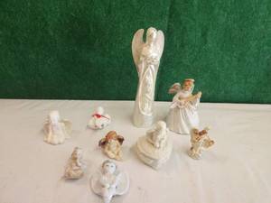 lot 159 image: Collection of Angel figurines