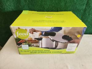 lot 166 image: Food Network 6-quart dual pressure cooker