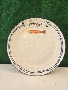 lot 177 image: Set of 12 Anthropologie Sardina dinner plates