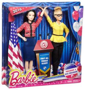 lot 3 image: Barbie 2016 President & Vice President Candidates $$