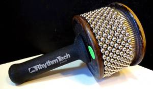lot 7 image: Rhythm Tech Shaker Kabasa Cabasa Latin Percussion Hand Shaker