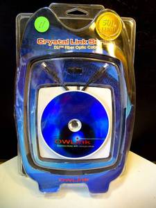 lot 11 image: NEWSEALED - OWLINK DLI FIBER OPTIC CABLE 50ft CRYSTAL LINK SERIES