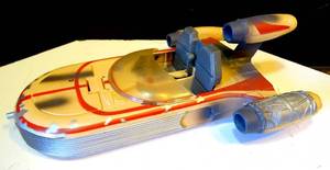 lot 27 image: Star Wars Power Of The Force 1995 Tonka Land Speeder Vintage Lucas Films Toys