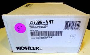 lot 31 image: NEWSEALED - KOHLER T37396-VNT PureFlo Cable Bath Drain Trim $$