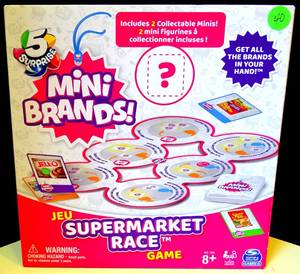 lot 40 image: NEW - Mini Brands Supermarket Race Game Cards