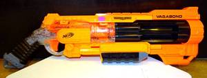 lot 42 image: NERF DOOMLANDS Vagabond Dart Revolver Blaster