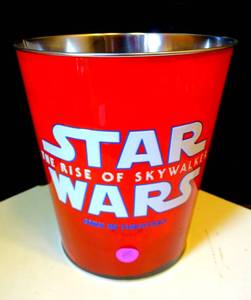 lot 45 image: STAR WARS METAL DESK SIDE WASTE CAN