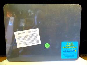 lot 53 image: NEWSEALED LOT OF 6 - 9 X 12 MAGNETIC DRY ERASE BOARDS by REALLY GOOD STUFF