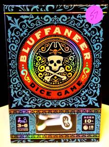 lot 57 image: NEW - SEALED Bluffaneer Pirates Treasure Bone Dice Strategy Game