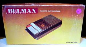 lot 61 image: VINTAX BELMAX CASETTE TAPE RECORDER - MODEL 1200