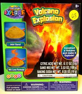 lot 63 image: NEW CREATIVE KIDS EXPLORE VOLCANO EXPLOSION ACTIVITY SET