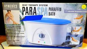 lot 66 image: HOMEMEDICS PARA SPA HEAT THERAPY PARRAFIN BATH $$