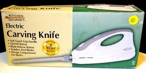 lot 80 image: VINTAGE KITCHEN GOURMET ELECTRIC CARVING KNIFE IN ORIGINAL BOX