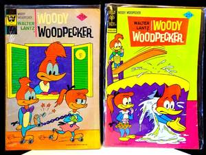 lot 81 image: VINTAGE WHITMAN & GOLD KEY WOODY WOODPECKER COMICS $$