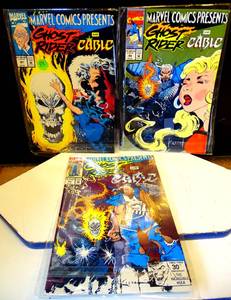 lot 83 image: LOT OF 3 - GHOST RIDER & CABLE