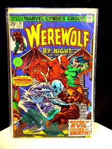 lot 85 image: RARE Werewolf By Night #34 (1975, Marvel Comics) BAGGED & BOARDED $$