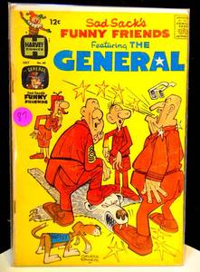 lot 87 image: VINTAGE HARVEY COMICS - Sad Sacks Funny Friends, Featuring The General, # 40, July 1962