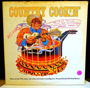 lot 106 image: VINTAGE COUNTRY COOKIN SIGNED by ERNEST TUBBS VINYL LP