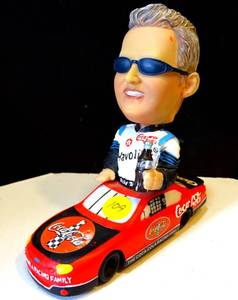 lot 109 image: RARE 2002 Coca-Cola Arbys NASCAR Ricky Rudd Bobblehead