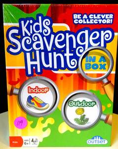 lot 119 image: NEW - OUTSET KIDS SCAVENGER HUNT GAME