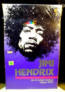 lot 146 image: ORIGINAL 1985 ESTATE OF JIMI HENDRIX ISLE OF WIGHT FESTIVAL POSTER - SEALED $$