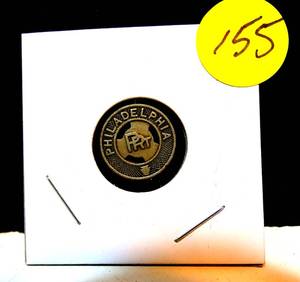 lot 155 image: VINTAGE PRT (Philadelphia Rapid Transit) Good for One Fare Token